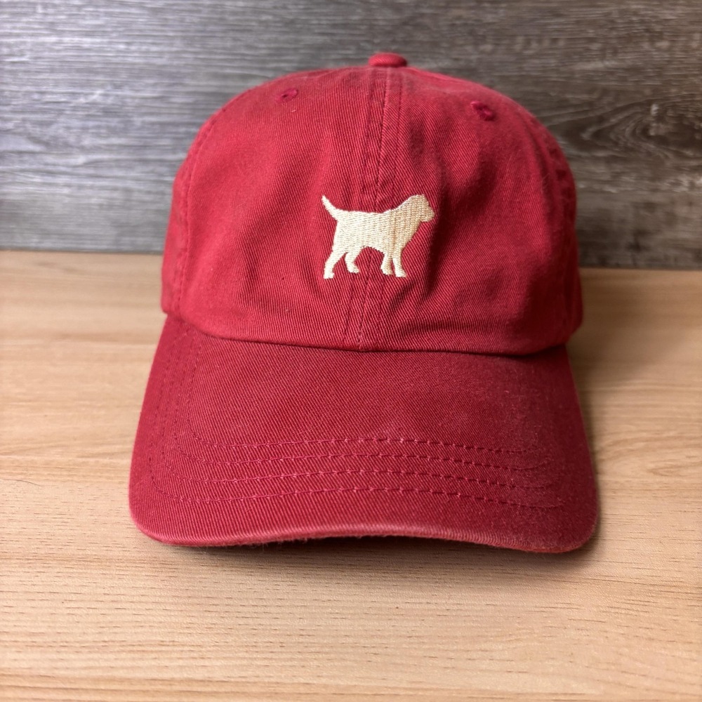 Imperfect Ben Rector Hat Cap Strap Back Red Embroidered Dog Dad Hat Mens Cotton